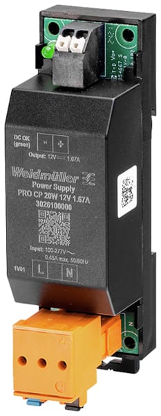 Weidmüller - PRO CP 20W 12V 1.6A PRO CP 20W 12V 1.6A Alimentations