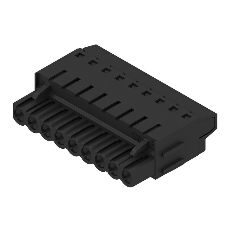 Weidmüller - BLT 5.08HC/09/180B SN BK BX - Connecteurs pour CI pas < 5mm