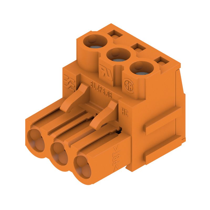 Weidmüller - BLZP 5.08HC/03/180B SN OR BX - Connecteurs pour CI pas < 5mm