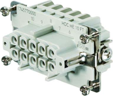 Weidmüller - HDC HE 16 MT W/O SCREW - CIE Connecteurs industriels étanches