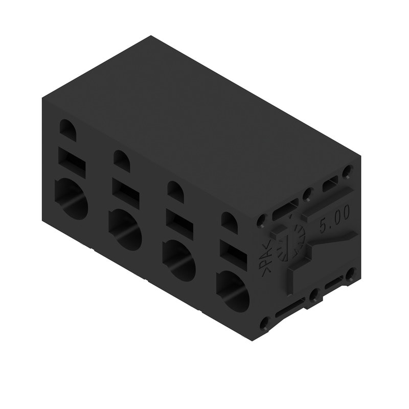 Weidmüller - LMFS 7.50/04/90 3.5SN BK BX - Blocs de jonction pour CI pas > 10mm