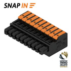 Weidmüller - Connecteur PCB (raccordement du conducteur), 320 V, 26.8 A, Pas en mm: 5.00, 4 m