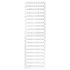 Weidmüller - Repérage de blocs de jonction, blanc, Pas en mm: 8.00, Caractères imprimés: Nomb