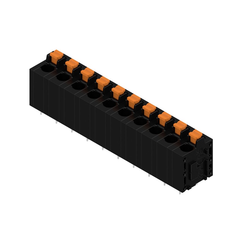 Weidmüller - LMF 7.50/10/180 3.5SN BK BX - Blocs de jonction pour CI pas > 10mm