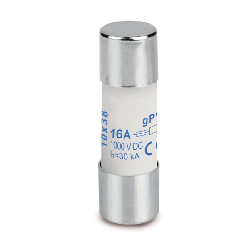 Weidmüller - FUSE 10X38 16A 1000 VDC GPV S - Coffret Photovoltaiques