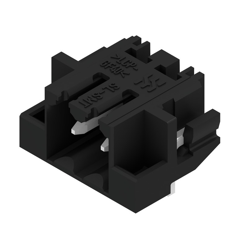 Weidmüller - SL-SMT 3.50/02/90RF 1.5SN BK RL - Connecteurs pour CI pas < 5mm