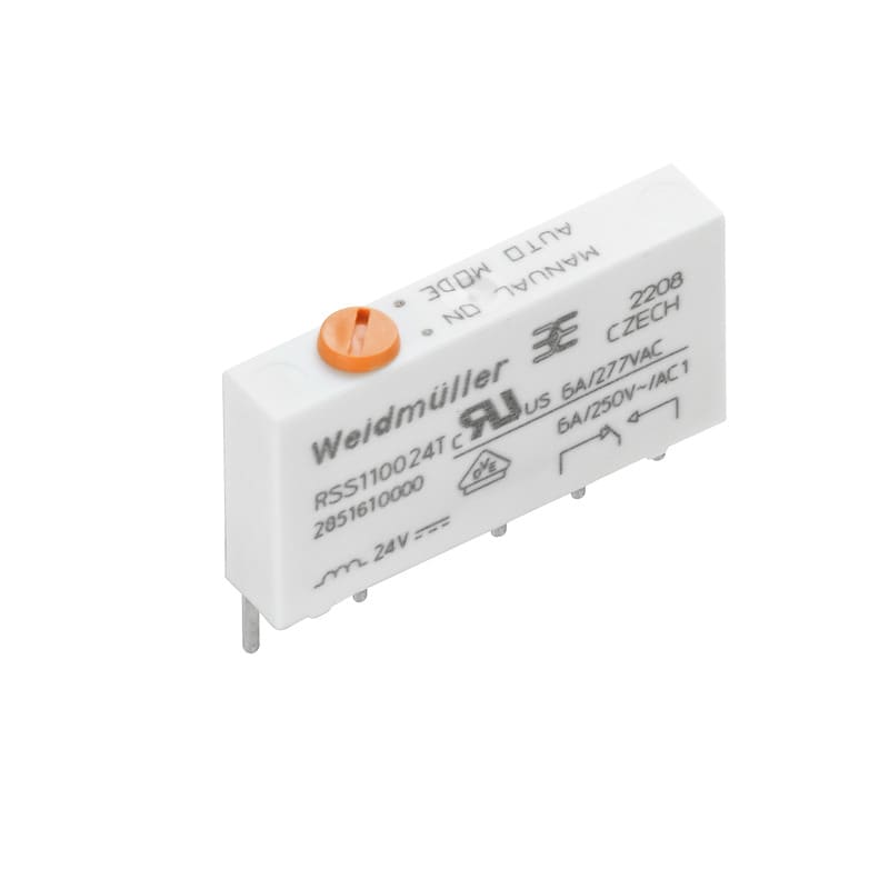 Weidmüller - RSS110024T - Relais & Opto-coupleurs Relais de commutation miniature, 24 V DC, N