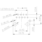 Weidmüller - RJ45MP R1D 3.3E4N RL - Connecteurs pour CI pas 5mm ou >