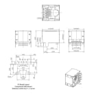Weidmüller - RJ45C5 T1B 2.7N1N TY - Connecteurs pour CI pas 5mm ou >
