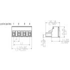 Weidmüller - Connecteur PCB (raccordement du conducteur), 630 V, 18.5 A, Pas en mm: 7.62, 3.3