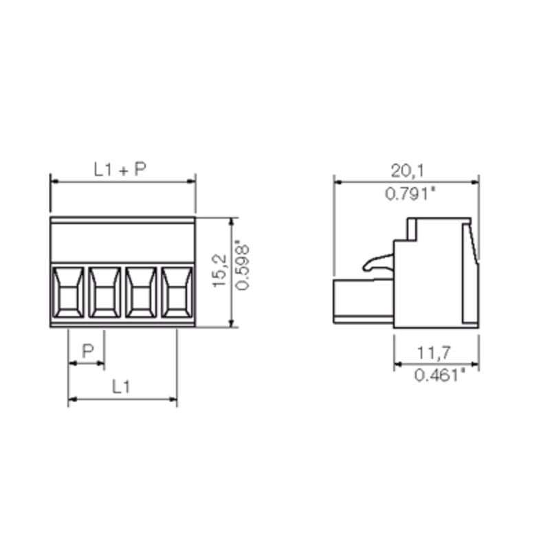 Weidmüller - BLZP 5.00 SET HIMA 990001108 - Connecteurs pour CI pas < 5mm