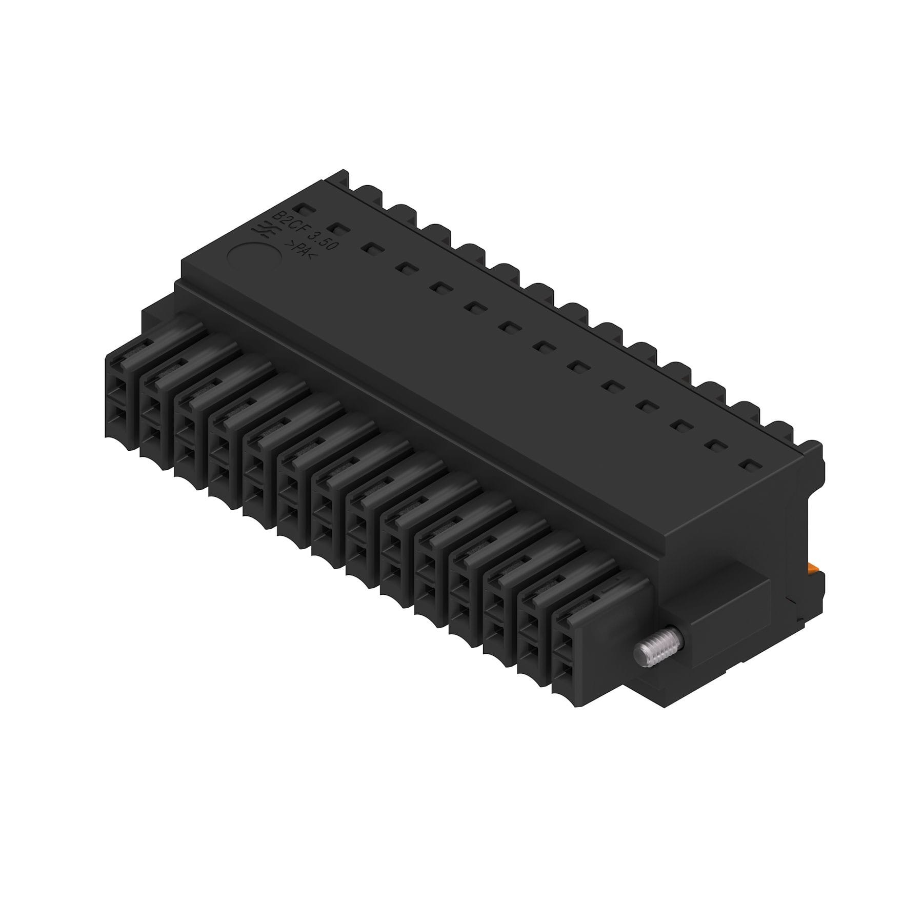 Weidmüller - B2CF 3.50/28/180F SN BK BX SO - Connecteurs pour CI pas < 5mm