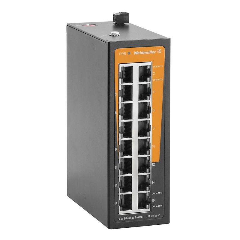 Weidmüller - Switch  FE/GE non administrable, EcoLine B, PROFINET Classe A, 16xRJ45