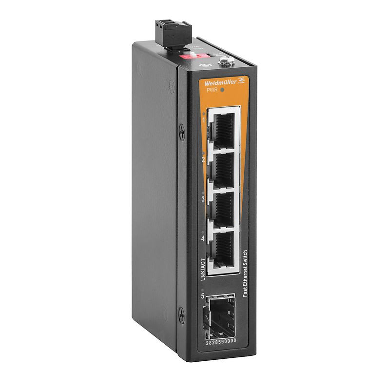 Weidmüller - Switch FE/GE non administrable, EcoLine B, PROFINET Classe A, 4xRJ45, 1xSFP