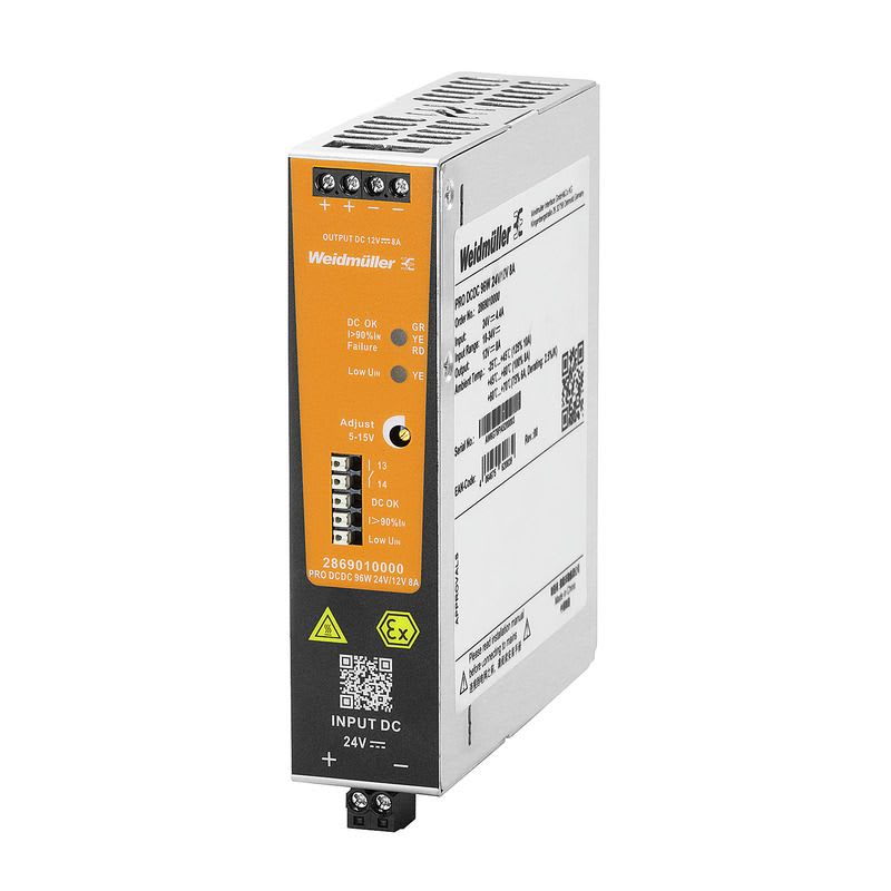 Weidmüller - Convertisseur de tension 120W, 48V DC/24V DC, 5A