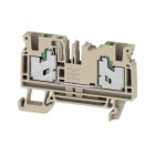 Weidmüller - Bloc de jonction SNAP IN, Beige, 4mm², 2 points de connection