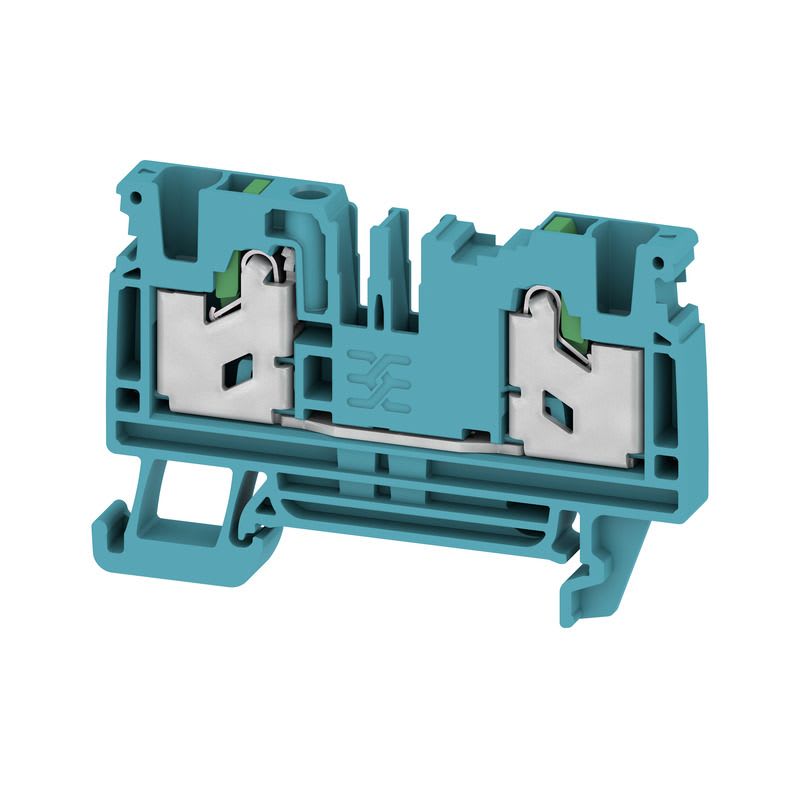 Weidmüller - Bloc de jonction SNAP IN, Bleu, 4mm², 2 points de connection
