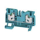 Weidmüller - Bloc de jonction SNAP IN, Bleu, 4mm², 2 points de connection