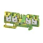 Weidmüller - Bloc de jonction SNAP IN, V/J, 4mm², 4 points de connection