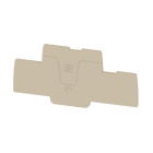 Weidmüller - Flasque pour bloc de jonction SNAP IN double étage, 2,5mm², Beige