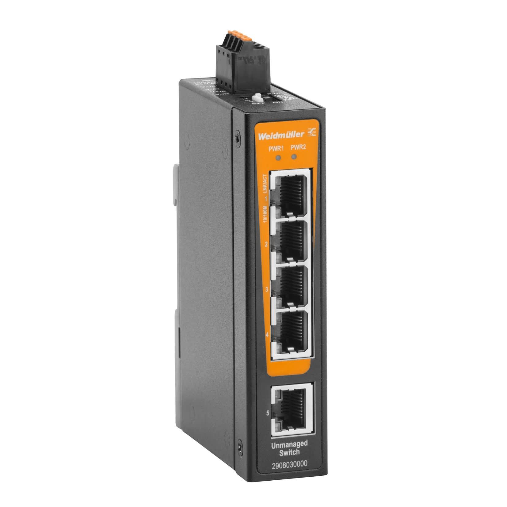 Weidmüller - Switch FE/GE non administrable, BasicLine B, PROFINET Classe A, 5xRJ45