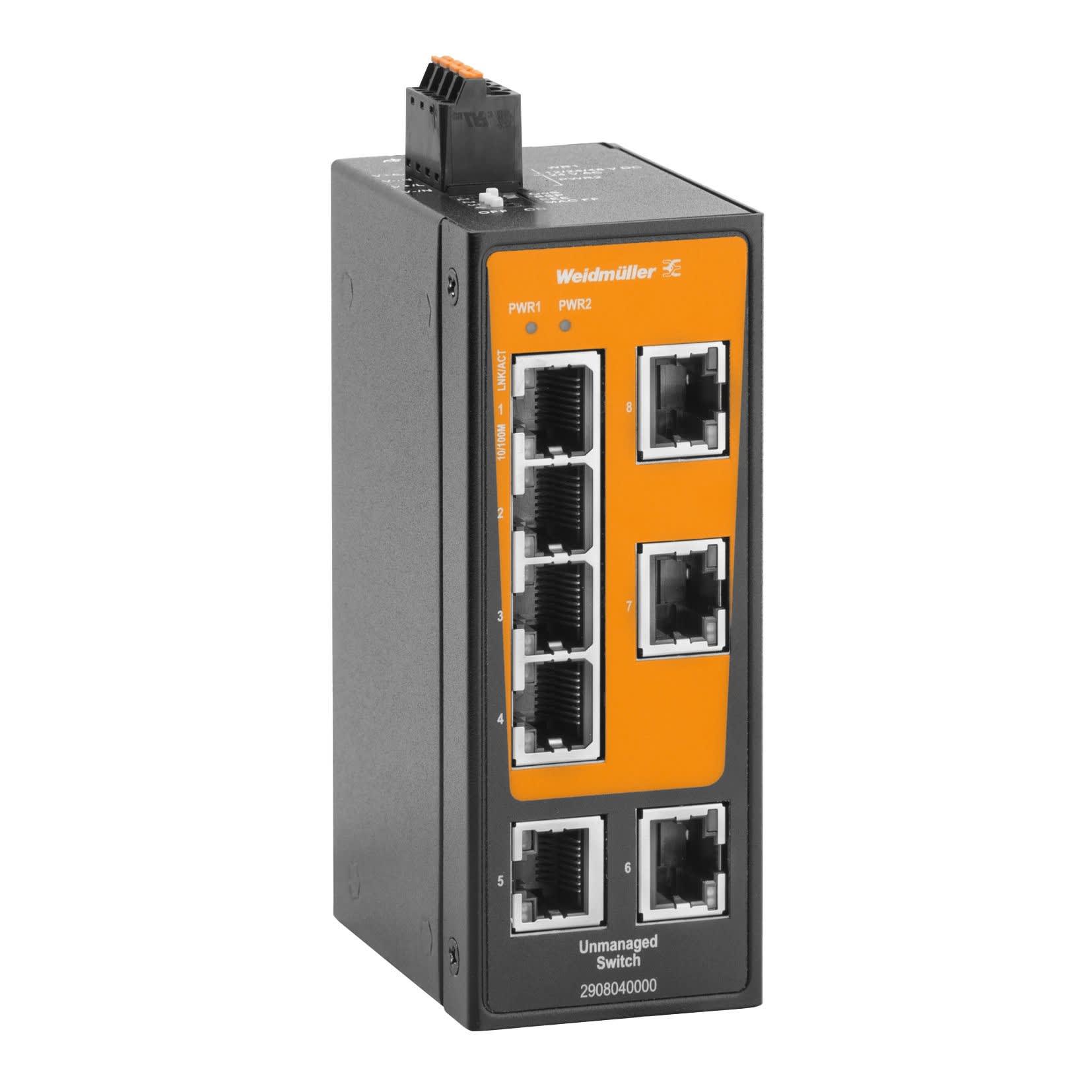 Weidmüller - Switch FE/GE non administrable, BasicLine B, PROFINET Classe A, 8xRJ45