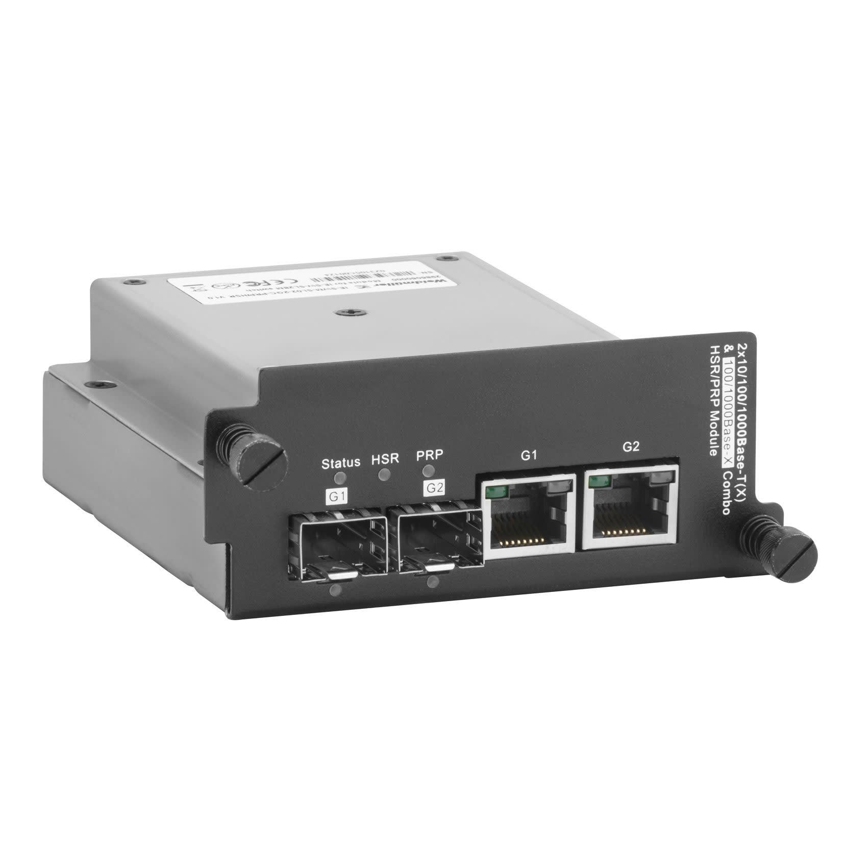 Weidmüller - Module pour SubstationLine 19'', FE/GE, PRP/HSR, 2xCombo(FE/GE SFP ou GE RJ45)