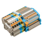 Weidmüller - Bloc de jonction modulaire multi-étages, PUSH IN, autres, 16 mm², Nombre de racc
