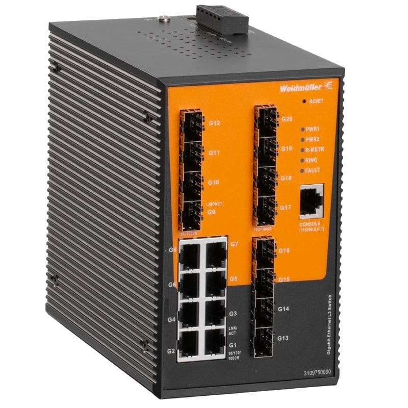 Weidmüller - IE-SW-L3-AL20M-8GT-12GESFP - Produits actifs Ethernet/SAI