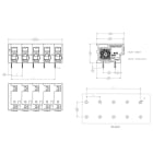 Weidmüller - PCB Omnimate 4.0 Power Terminals MTS 7S/04 H T4 B T