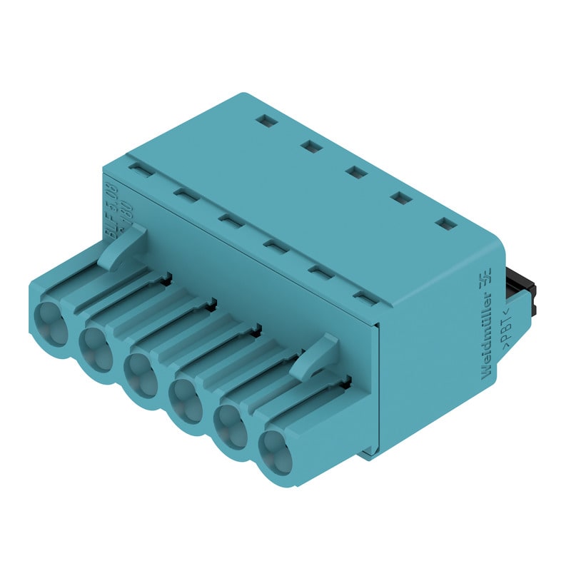 Weidmüller - BLF 5.08HC/06/180 SN BL BX - Connecteurs pour CI pas < 5mm