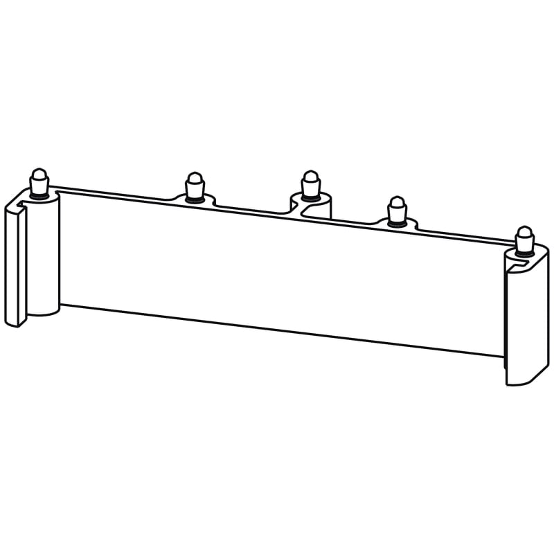 Weidmüller - ZW 45 RS OR Élément intermédiaire (boîtier de profilé modulair