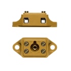 Weidmüller - Barrette de raccordement mono- et multipolaire, Raccordement vissé, Jaune moyen,