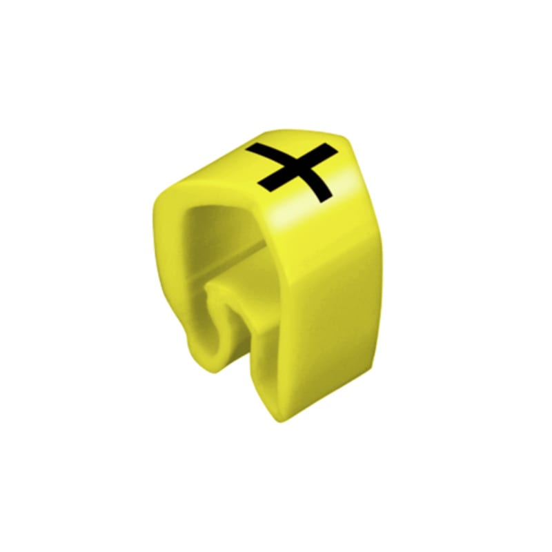 Weidmüller - Système de codage des câbles, jaune, Diamètre extérieur du conducteur:4 - 10 mm,