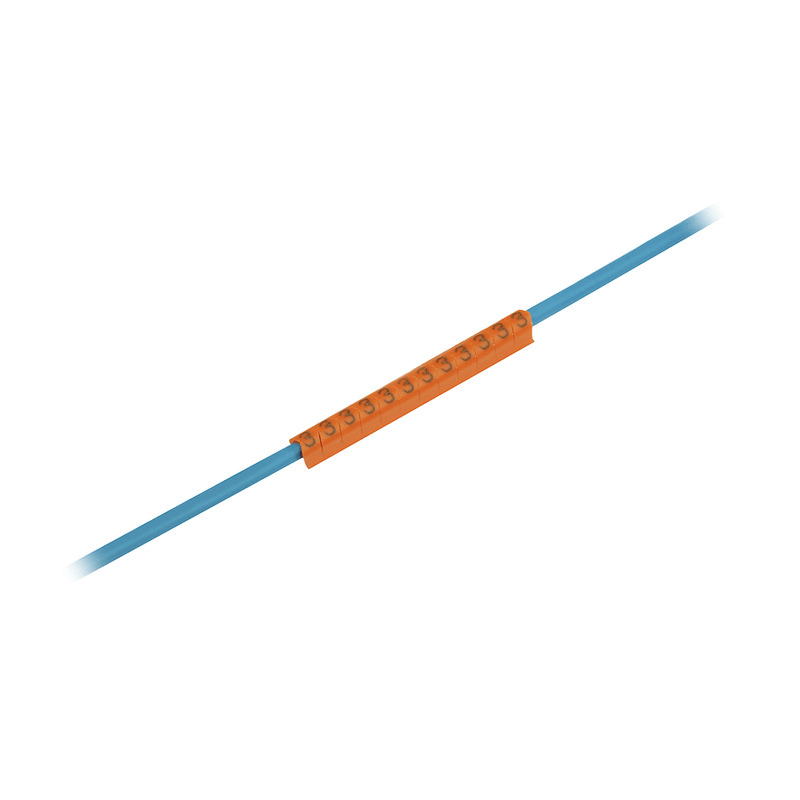 Weidmüller - Système de codage des câbles, Orange, Diamètre extérieur du conducteur:2.5 - 5 m