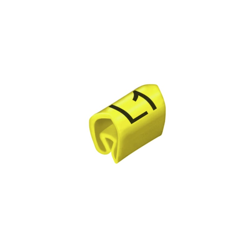 Weidmüller - Système de codage des câbles, jaune, Diamètre extérieur du conducteur:2.5 - 5 mm