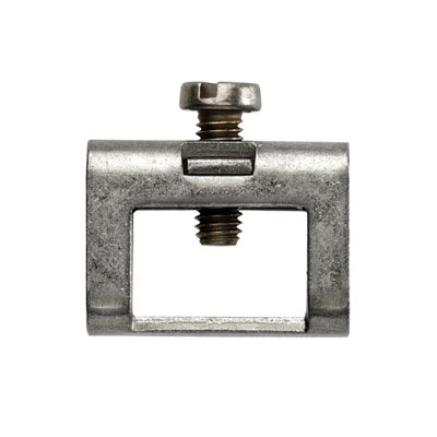 Weidmüller - Étrier pour barrette de liaison, argent, 4 mm², Largeur: 5.3 mm, M 3, Acier