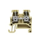 Weidmüller - Borne, Raccordement vissé, beige, 1.5 mm², 17.5 A, 250 V, 1 étage, 2C