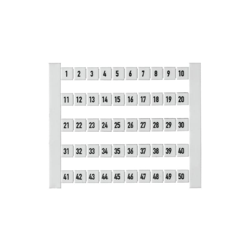 Weidmüller - Dekafix, Bloc de jonction, 5 x 5 mm, Pas en mm: 5.00 Weidmueller, blanc