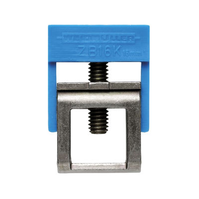 Weidmüller - ZB 16K BL - Rails-accessoires (PT19) ZB 16K BL Etrier élastique pour équilibrer