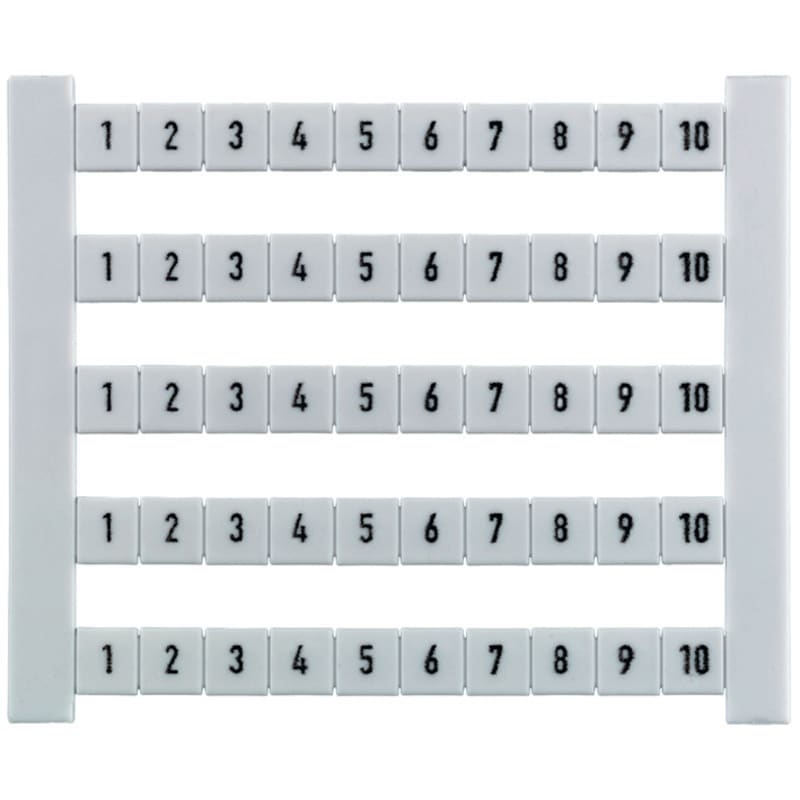 Weidmüller - Dekafix, Bloc de jonction, 5 x 5 mm, Pas en mm: 5.00 Weidmueller, blanc