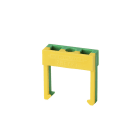 Weidmüller - IK 6 GG ZBE6K - Rails-accessoires (PT19) Capot de protection (bloc de jonction),