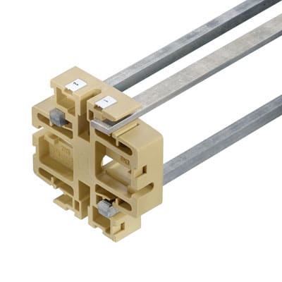 Weidmüller - SH 3 - Rails-accessoires (PT19) Support de barre collectrice, argent, 100 °C, La