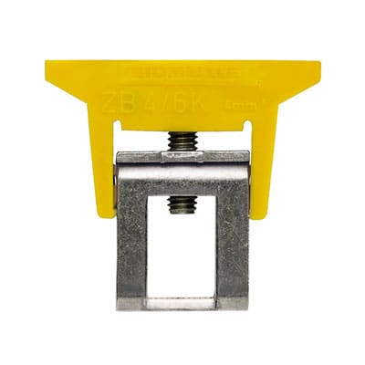 Weidmüller - ZB 4/6K GE/GN - Rails-accessoires (PT19) ZB 4/6K GE/GN Etrier élastique pour équ