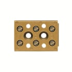 Weidmüller - Barrette de raccordement mono- et multipolaire, Raccordement vissé, Jaune moyen,