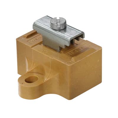 Weidmüller - SH 2 S - Rails-accessoires (PT19) Support de barre collectrice, Jaune moyen, 130