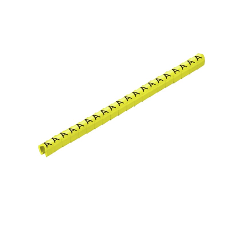 Weidmüller - Système de codage des câbles, jaune, Diamètre extérieur du conducteur:2 - 3 mm