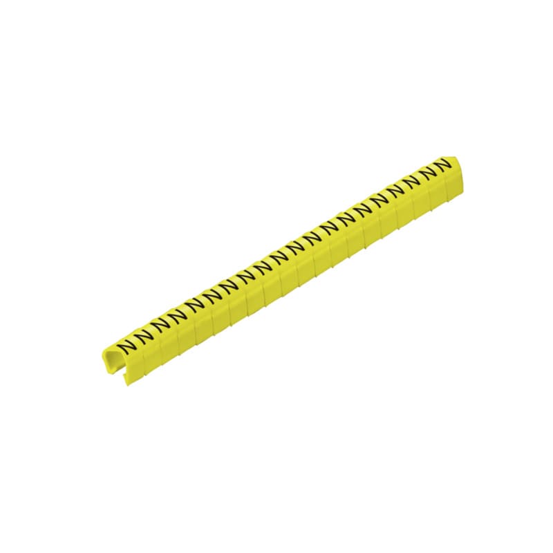 Weidmüller - Système de codage des câbles, jaune, Diamètre extérieur du conducteur:4 - 5 mm