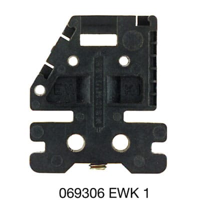 Weidmüller - EWK 1 PPS/SW - Rails-accessoires (PT19) L'équerre de blocage garantit une fixati