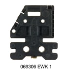 Weidmüller - EWK 1 PPS/SW - Rails-accessoires (PT19) L'équerre de blocage garantit une fixati